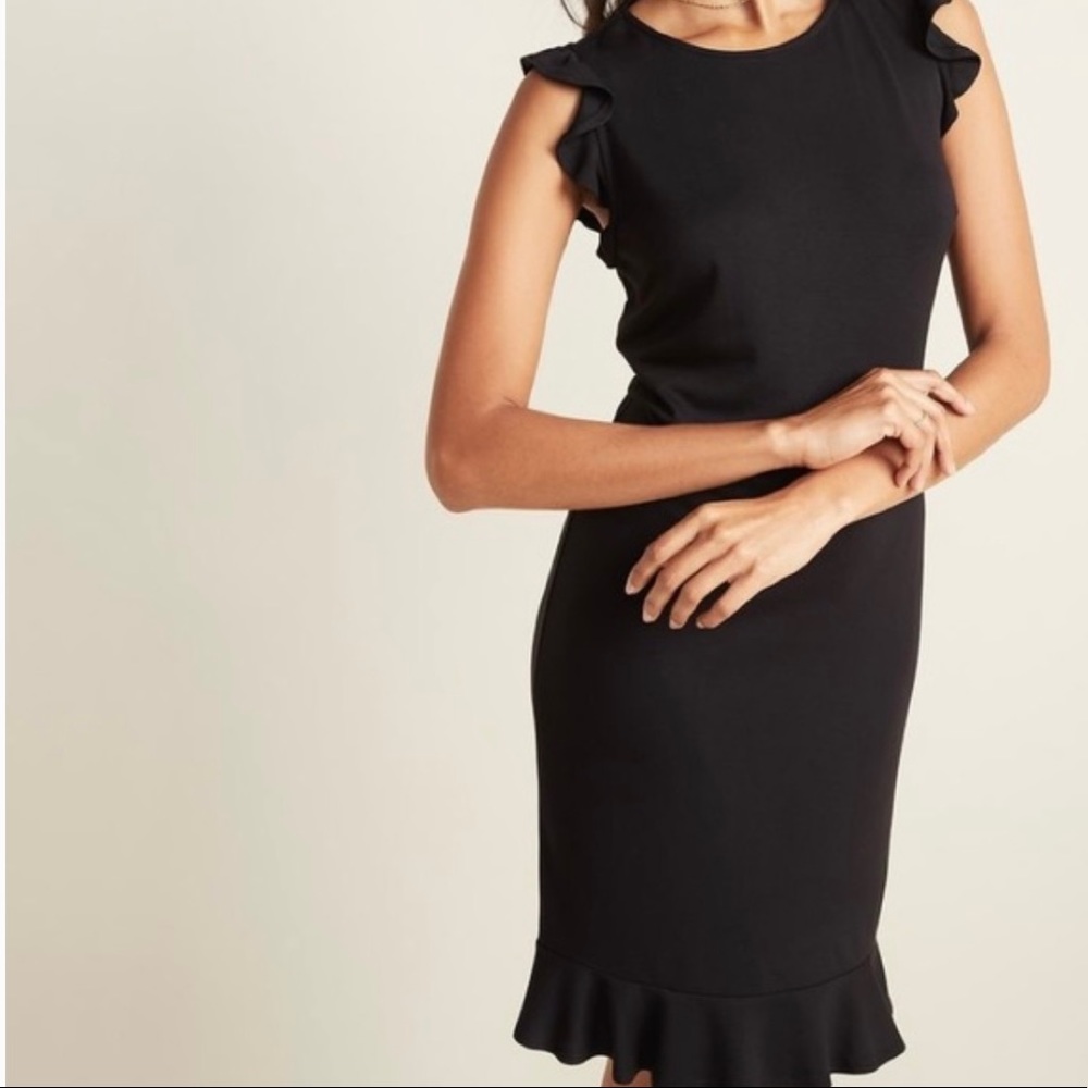 NWT- OLD NAVY Ruffled Sleeveless Sheath Dress